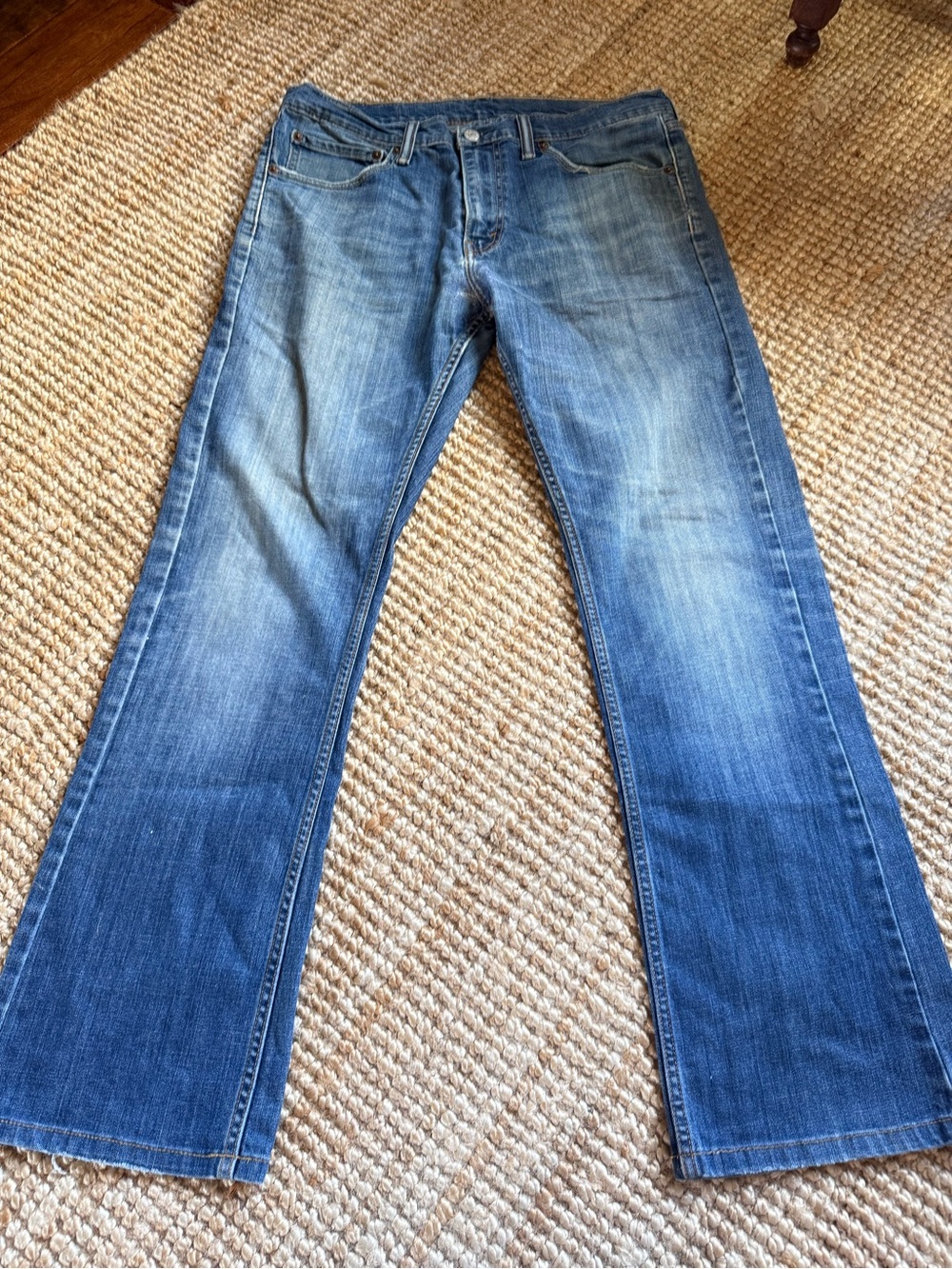 ⚜️ LEVIS 527 BOOTCUT JEANS MENS 34x29 LIGHT WASH Y2K DENIM ⚜️